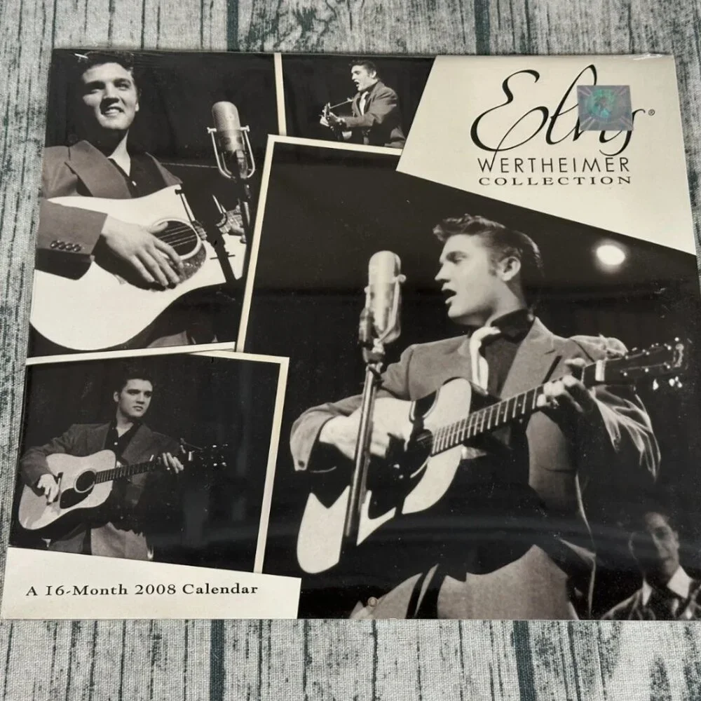 Elvis Presley 16 Month 2008 Calendar presented by the Wertheimer Collection